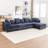 Bennett 5- Piece Sectional Sofa With Ottoman-1359085440