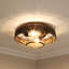 Plafonnier encastré 2 lumières 14 po Gaius-131174089