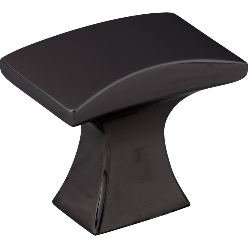 Philip Rectangular Knob, Matte Black
