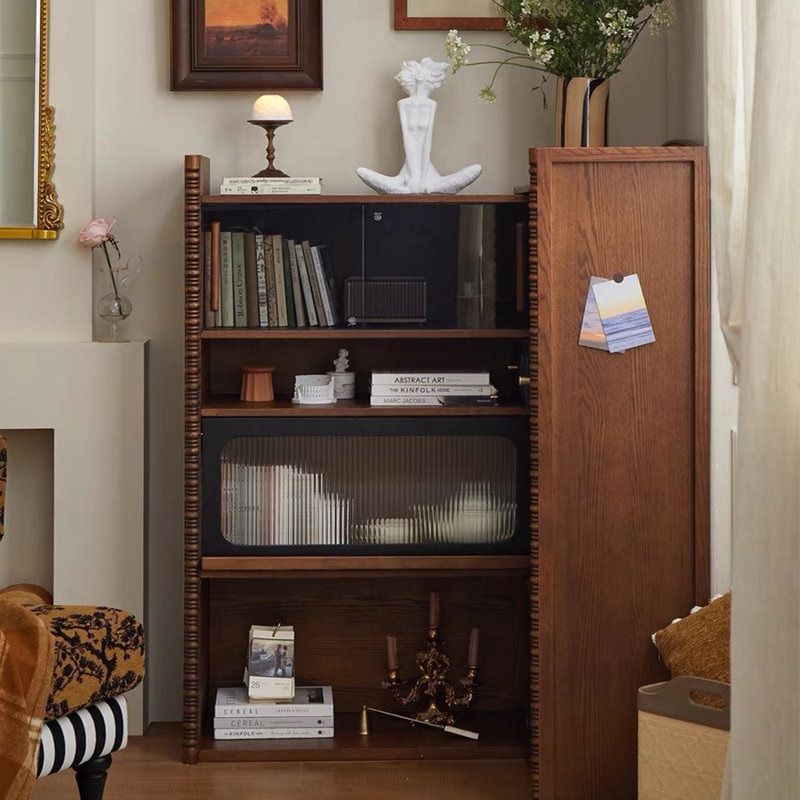 Bibliothèque escamotable de style américain