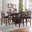 Kittle Counter Height Wood Pedestal Dining Table