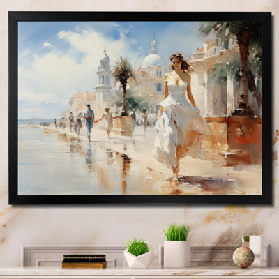 Kolbie, Espagne, bord de mer, promenade à Tolède, sur toile