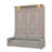 Queen-Size Murphy Bed Combined With Sofa And LED Lighting