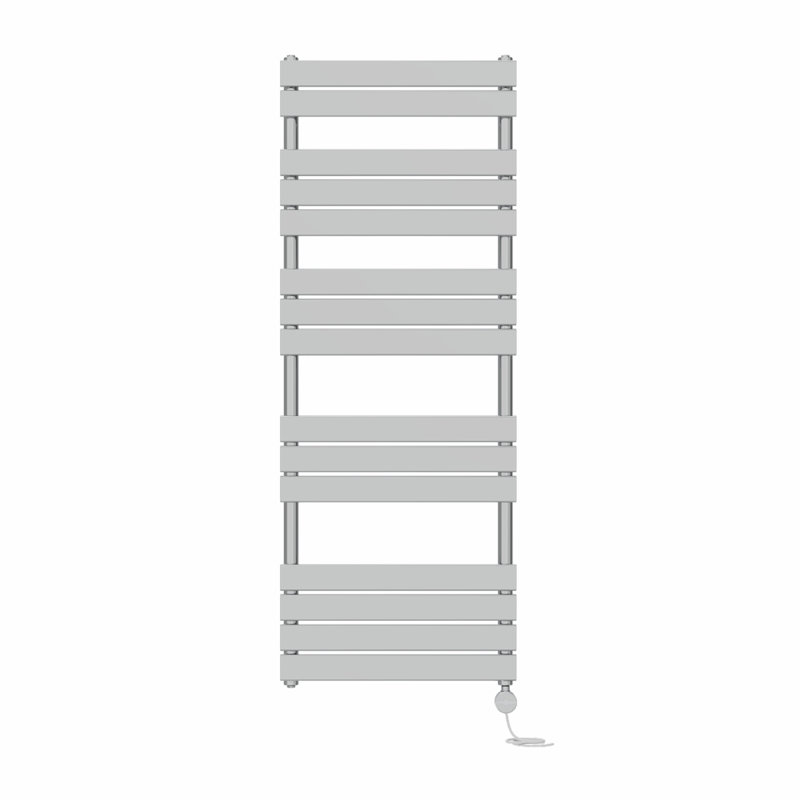 Flat Panel Towel Rail Heated Towel Rails, 160cm H x 60cm W x 6.2cm D, Chrome