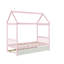 Lit de maison bleu marine avec couchette de couleur-1161495532-1161495535