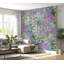 Murale botanique pelez et collez Christopher - Lilas jardin printanier-106363069