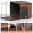 Medium Storage Box Foldable with Window & Handles 4 Pack-690865225