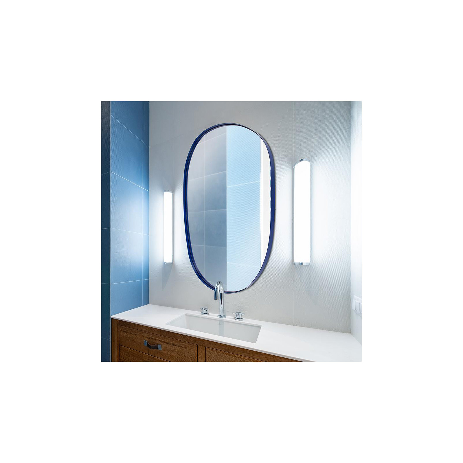 Naoto Metal Asymmetrical Mirror