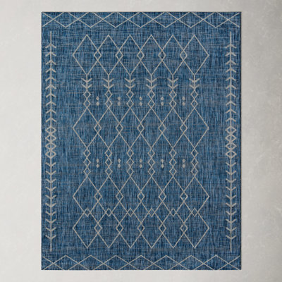 Tapis bleu Momeni Villa Monaco