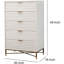 Commode 5 tiroirs Adrien