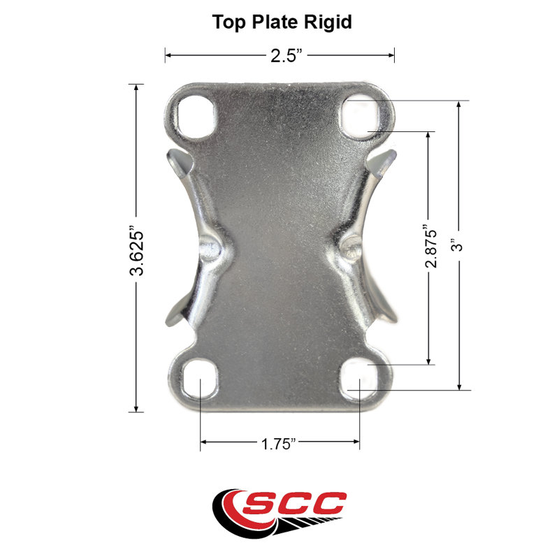 Polyurethane Caster, Red