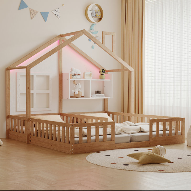 Storage Bed, Natural