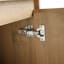 Meuble-lavabo de 48 po, conception autoportante, portes à fermeture douce, étagères de rangement ouvertes, contreplaqué pour meuble-lavabo autoportant, portes à fermeture avec charnières en acier inoxydable, support, base