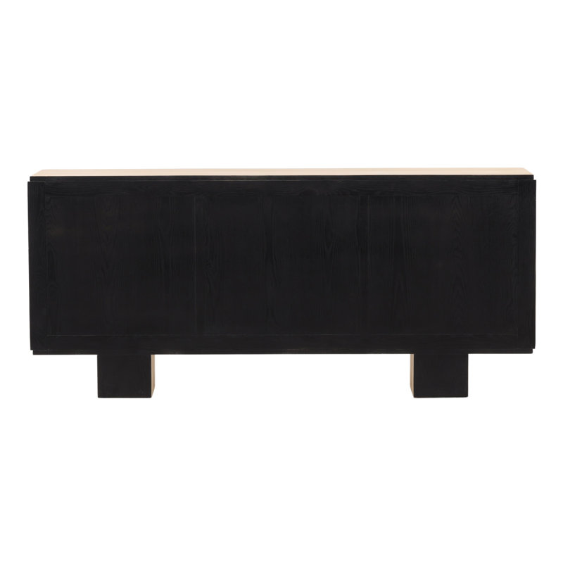 Williams 72" Oak Wood Sideboard, Light Natural