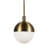 Caillin 1 - Light Brass Single Pendant-152244963