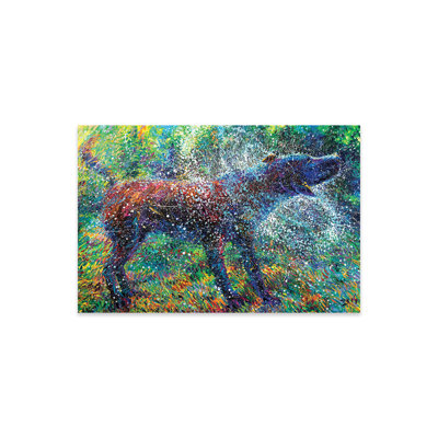 Canis Major sur plastique / acrylique par Iris Scott, peinture