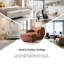 Fauteuil avec repose-pieds Roberta-134055145-134055146
