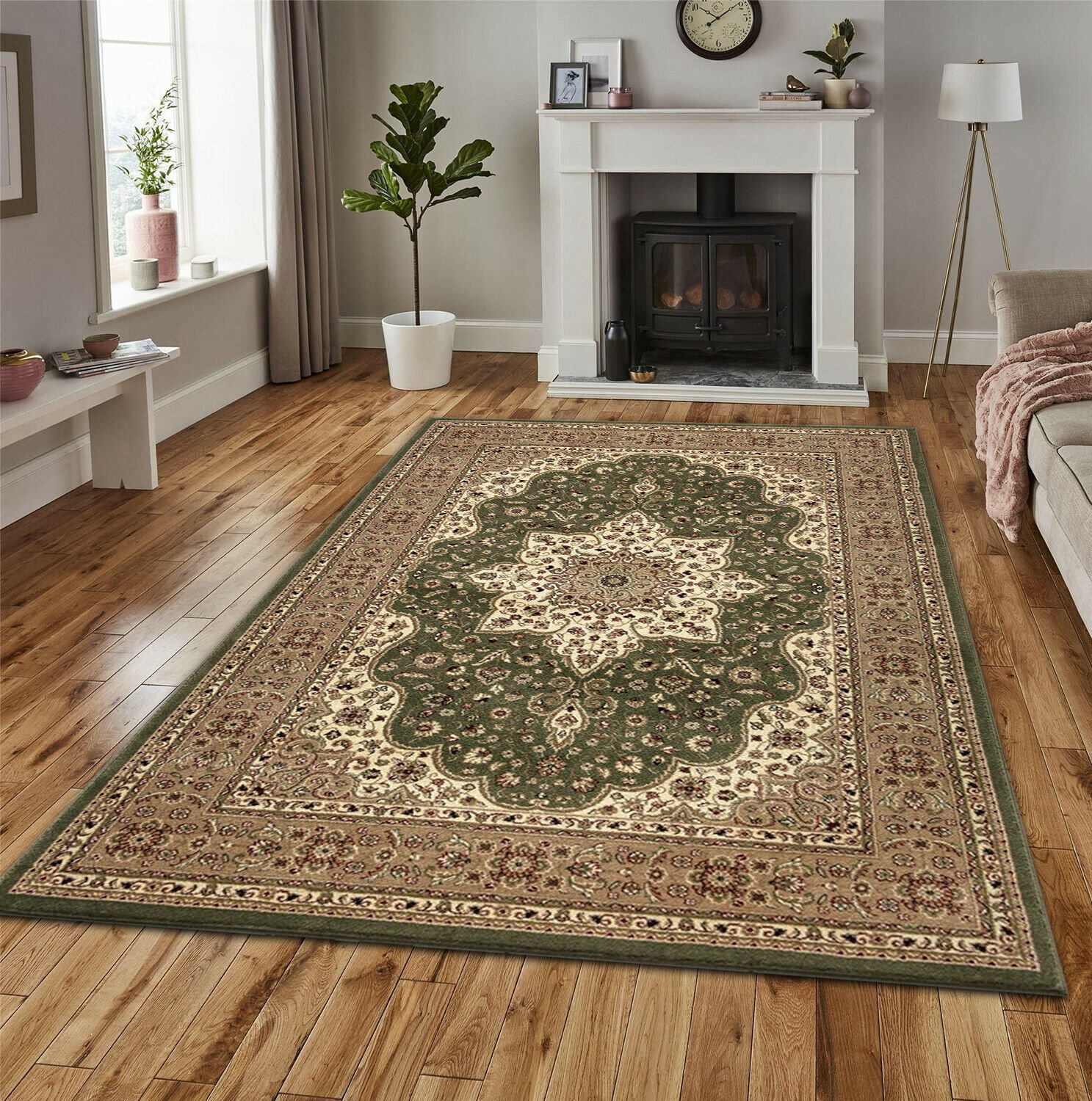 Three Posts Warren Area Rugs Traditional Pattern Living Room Size ...