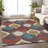 Premium Machine Washable Lisse Brown Rug-1606422940