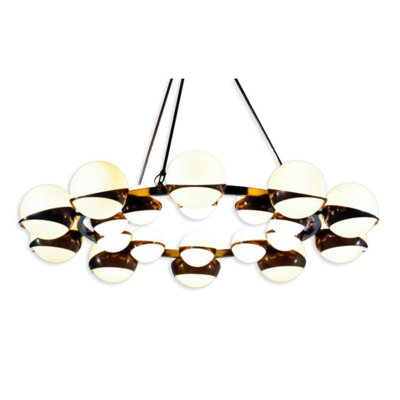 Lustre à ampoule italienne Mina