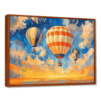 Festival de montgolfières en été III - Art mural en montgolfière