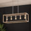 Luminaire linéaire linéaire en îlot de ferme à 5 lumières Burkinshaw-132963737