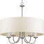 Lustre cylindrique à cinq lumières avec abat-jour-17793756