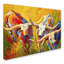« danse of the longhorns », reproduction sur toile tendue-21935039