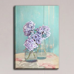 «Hydrangeas in MasOn Jars», impression