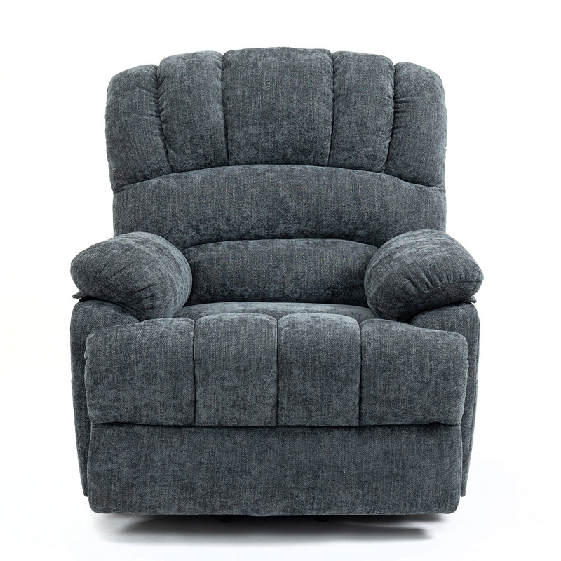 Recliner Chair, Blue Gray