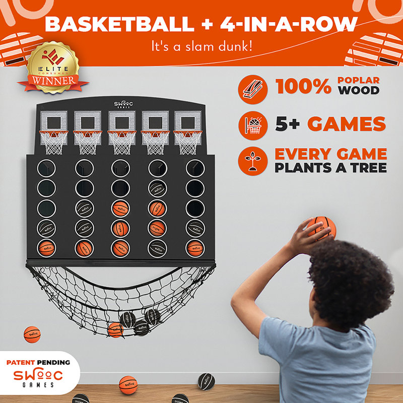 Low Post Lineup | Wall Mounted Basketball 4 in a Row