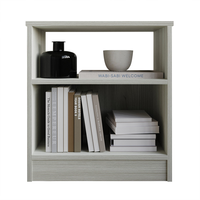 Duan 11.82'' W Particle Board / Chipboard Nightstand, Light Gray