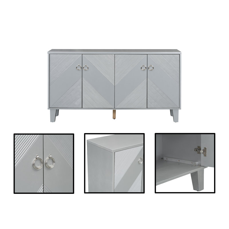 Armoire d'appoint Macadams, Blanc