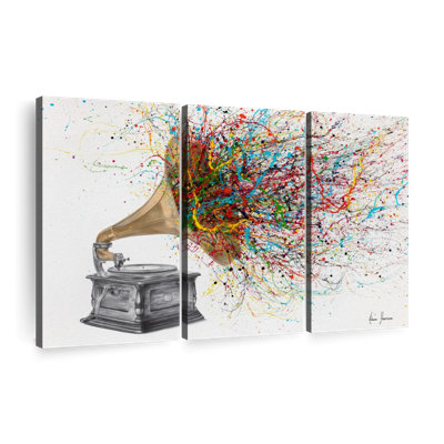«Turn It Up» sur toile