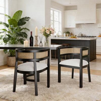 Chaise de salle à manger, ensemble de 2 (table non incluse)
