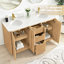 Meuble-lavabo double 60 po Innes-367113137