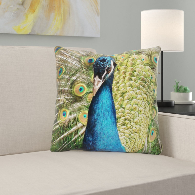 Coussin peacock