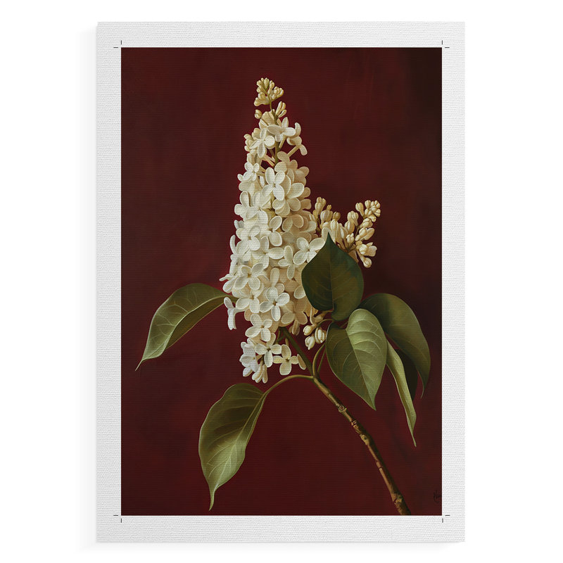 Série FLORAL CCV - Impression sur toile seulement - NON-CADRE, H 18 po x l 12 po