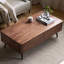 Table de bout avec rangement en noyer noir-109078958