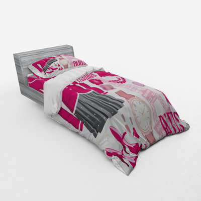 Modern & Contemporary Polyester Paisley Duvet Cover