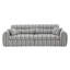 Canapé rembourré 3 places avec coussins décoratifs Striped Bouclé-1869017968