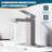 Single-Hole Bathroom Faucet with Drain Assembly-92363205