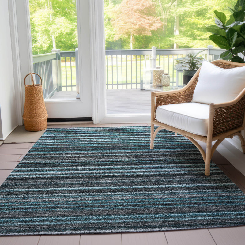 Tapis intérieur / extérieur Augustinus, Rectangle de 10 pi x 14 pi