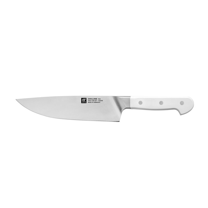 Pro le blanc, couteau de chef, blanc, 8"