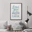 «Love You To The Moon And Back», reproduction d'art sur toile encadrée-129592651-129592653