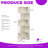 Unavela 5-Tier L-Shaped Corner Bookshelf With LED Lighting & Baffle-1212803343
