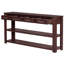 Élégante console avec 4 tiroirs et 2 tablettes, idéale pour les vestibules et les salons.-773532188