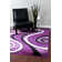 Tapis mauve à motif abstrait Frampton Cotterell
