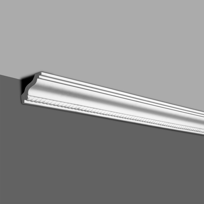 Primed White Polyurethane Crown Moulding 7-7/8-ft Pack of 5