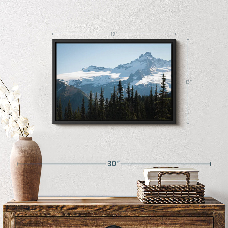 «Mt. Rainier Summit Wall Art», H 19 po x l 13 po